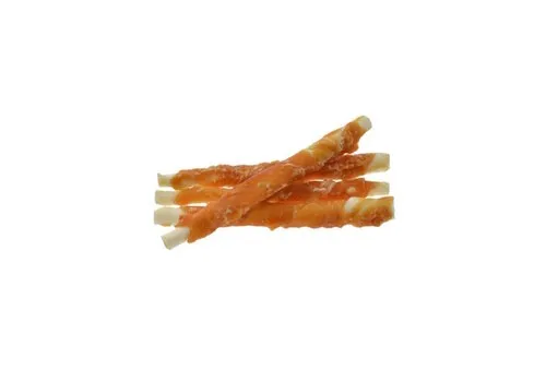 Zoolekker Rawhide stick met kip 12 cm