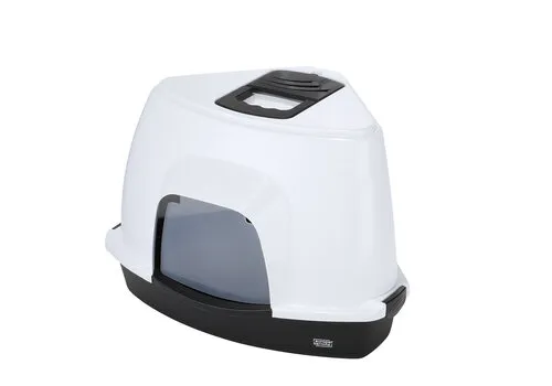 Ebi Kattentoilet Prism Wit/Zwart – M & L