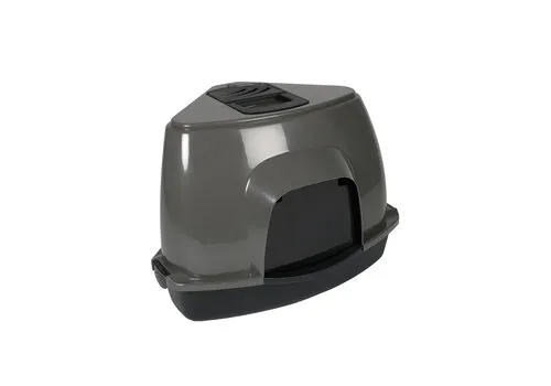 Ebi Kattentoilet Prism Donkergrijs/Zwart – M (38×56×40 cm)