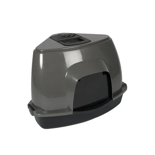 Ebi Kattentoilet Prism Donkergrijs/Zwart – M (38×56×40 cm)