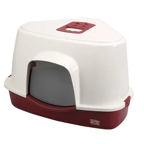 Ebi Kattentoilet Prism Wit/Rood L – 56×70×46 cm