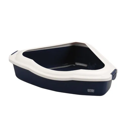 Ebi Kattentoilet Spectra Wit/Donkerblauw M – 38×56×14 cm