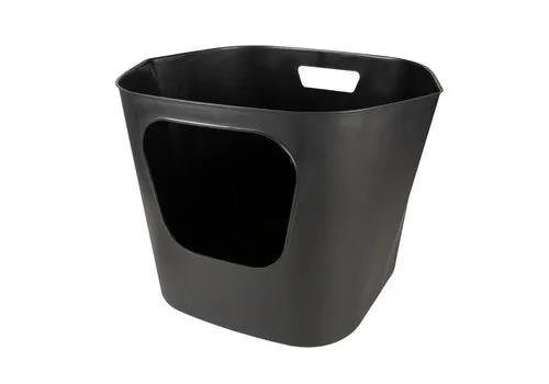 D&D Home Kattentoilet DEAN Open Wit/Zwart of Grijs