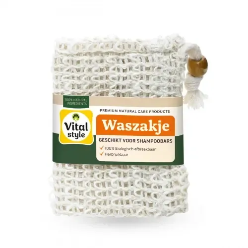 ECOstyle Shampoobar waszakje - biologisch afbreekbaar en herbruikbaar