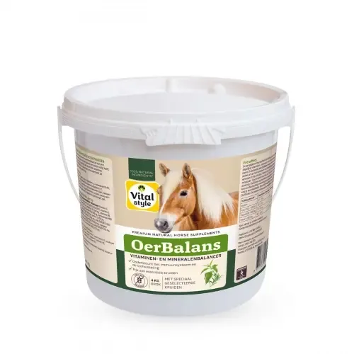 VITALstyle OerBalans 4 kg - complete vitaminen- en mineralenbalancer voor paarden VITALstyle OerBalans 4 kg - complete vitaminen- en mineralenbalancer voor paarden