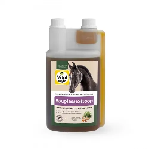 VITALstyle SouplesseSiroop 1 L - ondersteuning voor soepele gewrichten bij paarden