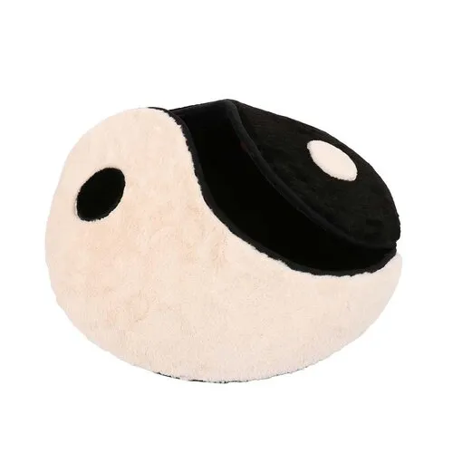 Coockoo Kattenslaapplaats ZEN ZONE zwart/wit – 60x60 cm