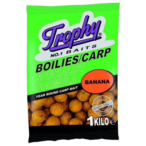 Trophy Baits Boilies Banana 1KG - karperaas