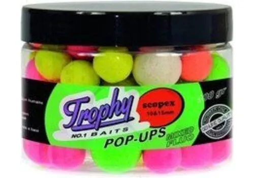 Trophy Baits Pop-Up Boilies Scopex 10/15MM 70g - karperaas