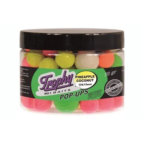 Trophy Baits Pop-Up Pineapple Coconut 10/15MM 70 Gram