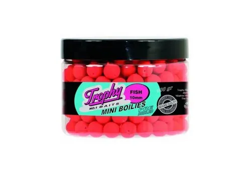 Trophy Baits Mini Boilies Fish 10MM 70g - karperaas