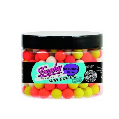 Trophy Baits Mini Boilie Natural 10MM 70 Gram