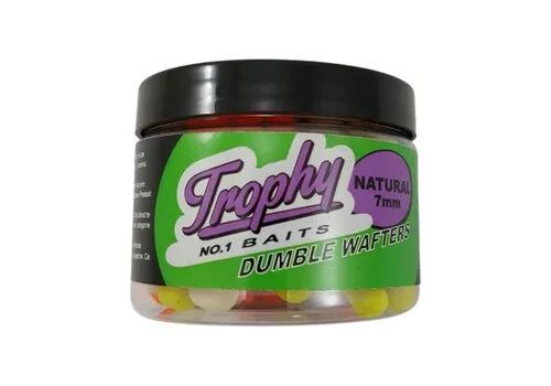 Trophy Baits Dumbell Wafters Natural 7MM 70g - karperaas