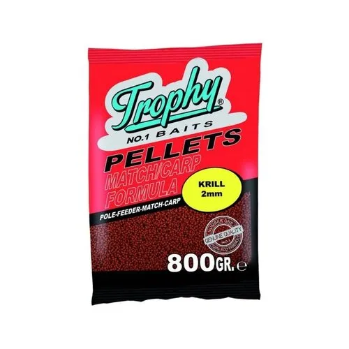 Trophy Baits Red Krill Pellets 800g - voer- en haakpellets Trophy Baits Red Krill Pellets 800g - voer- en haakpellets