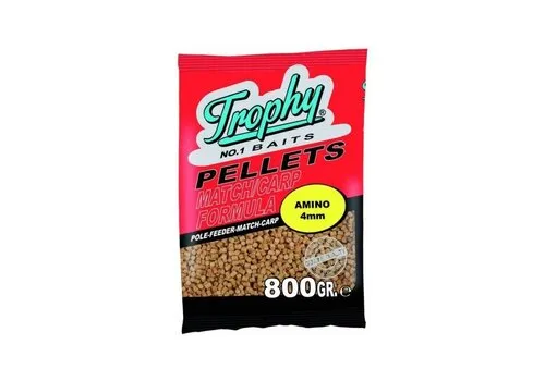 Trophy Baits Amino Pellets 800g - voer- en haakpellets