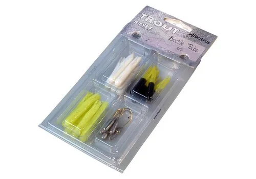 Albatros Trout Style Beetle Tube Set - forel kunstaas set 20-delig