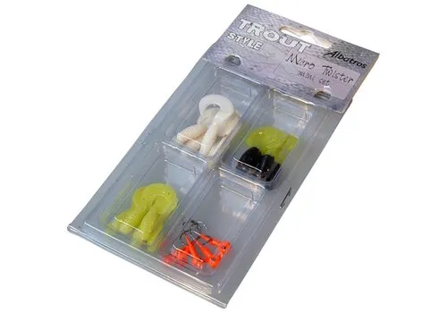 Albatros Troutstyle Twister Miniset 20-delig - forel kunstaas set