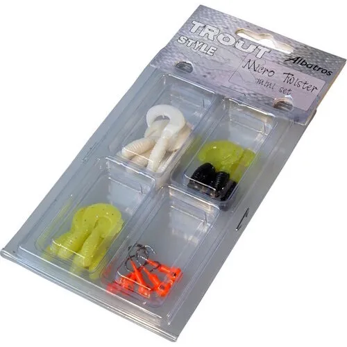 Albatros Troutstyle Twister Miniset 20-delig - forel kunstaas set
