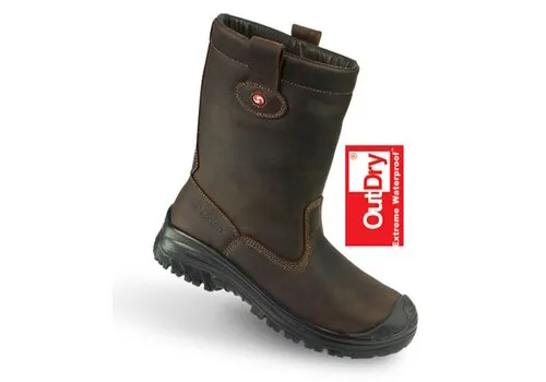 Sixton Peak Veiligheidslaars Montana Airplus 3D OutDry bruin waterdichte werklaars