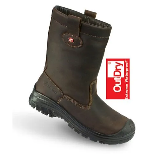 Sixton Peak Veiligheidslaars Montana Airplus 3D OutDry bruin - waterdichte werklaars