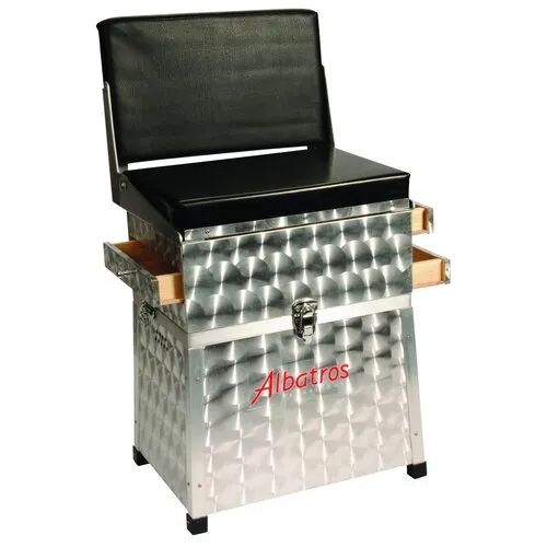 Albatros Aluminium Zitmand met 3 Zijladen + Rugleuning