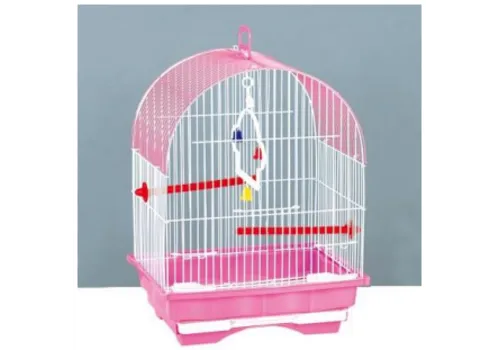 Junai.nl Vogelkooi Type 5B100 - wit met accessoires Junai.nl Vogelkooi Type 5B100 - wit met accessoires