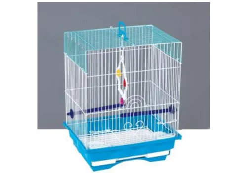 Junai.nl Vogelkooi Type 5B104 - wit met accessoires Junai.nl Vogelkooi Type 5B104 - wit met accessoires