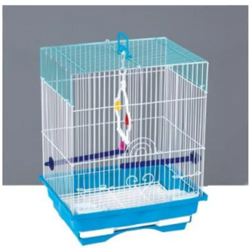 Junai.nl Vogelkooi Type 5B104 - wit met accessoires Junai.nl Vogelkooi Type 5B104 - wit met accessoires