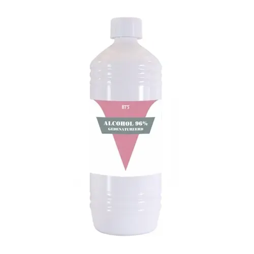 BT'S Alcohol Gedenatureerd 96% 1 Liter BT'S Alcohol Gedenatureerd 96% 1 Liter