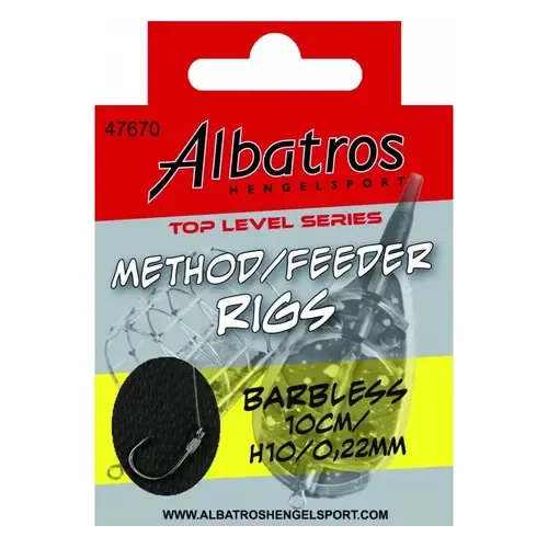 Albatros Top Level Spike Rig Barbless – 60 cm – Ø 0,18 mm