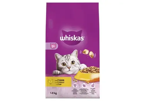 Whiskas Senior Kattenbrokken Kip - Zak 1,9KG