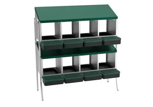 Junai.nl 2 Laags Legnest met Pootjes 10 Compartimenten Junai.nl 2 Laags Legnest met Pootjes 10 Compartimenten