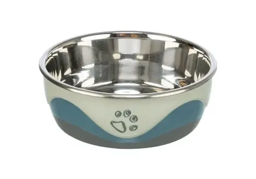 Trixie RVS Voer/Waterbak met hondenpoot