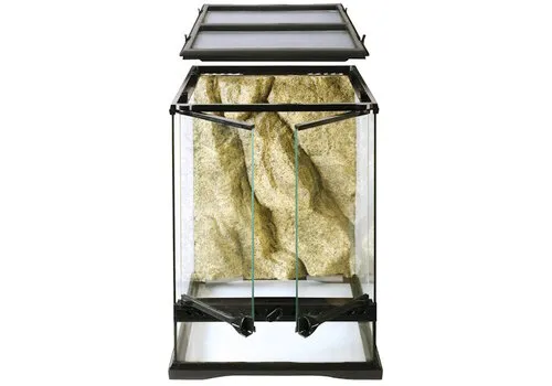 Exo Terra Reserve Rooster Bovenkant - Glas Terrarium met achterwand 30 x 30 x 45 cm