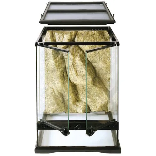 Exo Terra Reserve Rooster Bovenkant - Glas Terrarium met achterwand 30 x 30 x 45 cm