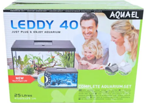 Aquael Aquarium Leddy Reserve Kap 40 Day&Night Zwart