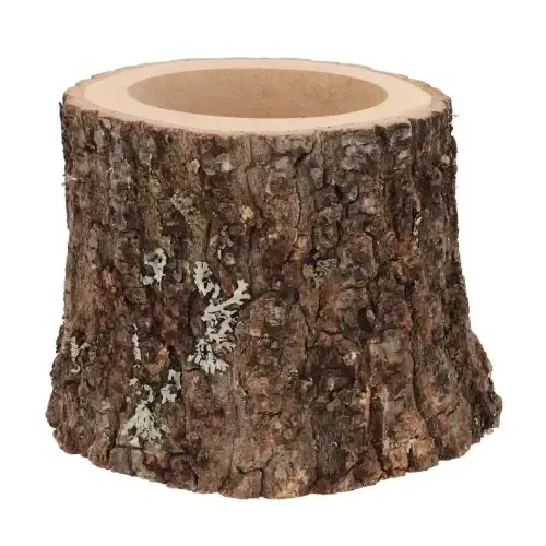 Junai.nl Nature Eikenhouten Pot Ø13-15 cm x 11 cm