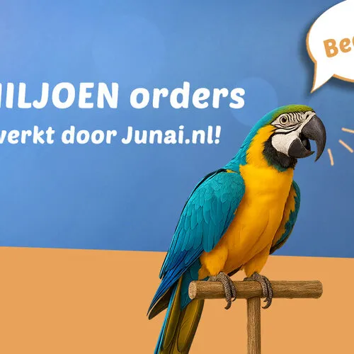 Junai.nl viert 1 miljoen orders: een terugblik, een feest en de toekomst!