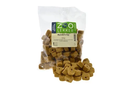 Zoolekker Rondo’s kip hondensnack - 500 g