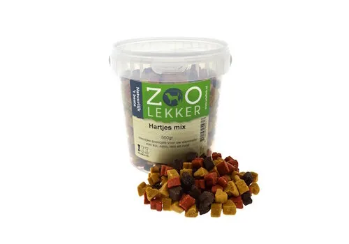 Zoolekker Hartjes mix hondensnack - 500 g