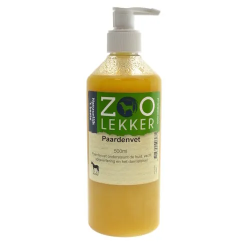 Zoolekker Paardenvet vloeibaar hondensupplement - 500 ml
