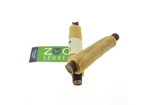Zoolekker Stick in rawhide met pens hondensnack - 17 cm