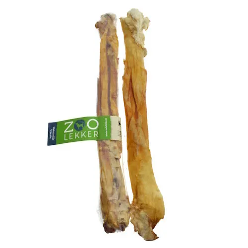 Zoolekker Konijnenhuid rol hondensnack 40 cm - 1 stuk