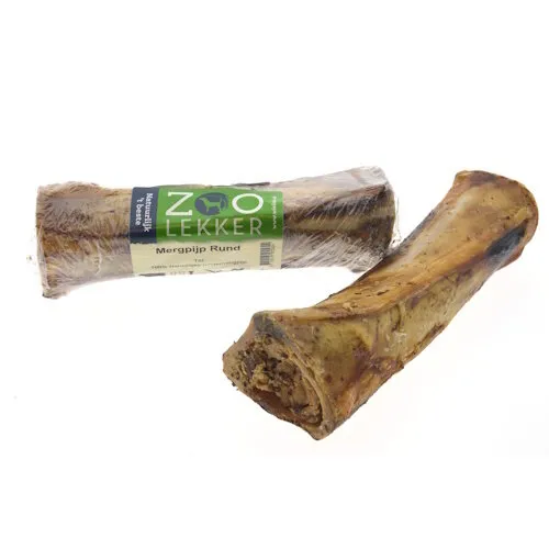 Zoolekker Mergpijp rund hondensnack - 1 stuk