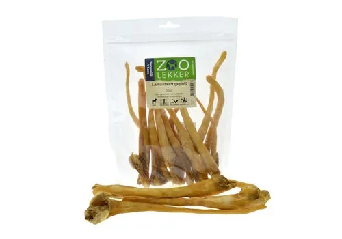 Zoolekker Lamsstaart gepoft 200 Gram