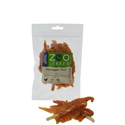 Zoolekker Kipvlaggen 14CM