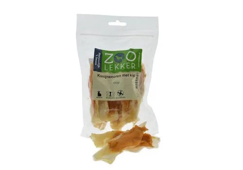 Zoolekker Konijnenoren met kip