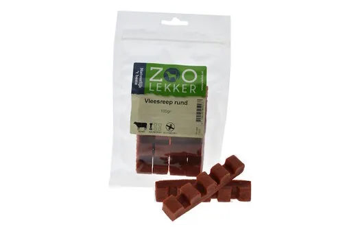 Zoolekker Vleesreep rund 100 Gram