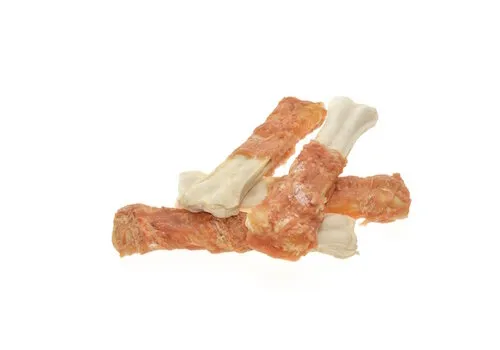 Zoolekker Rawhide bot met kip 20 cm bulk