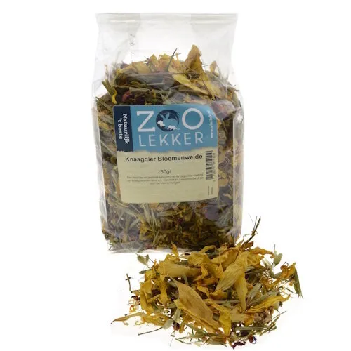 Zoolekker Knaagdier Bloemenweide 130 Gram